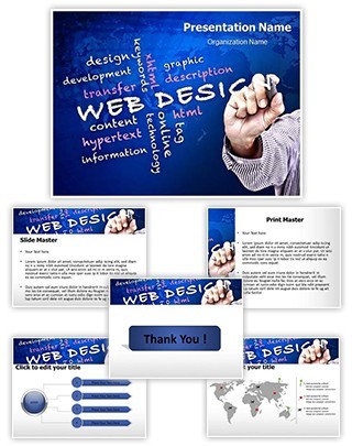 Web Design Editable PowerPoint Template