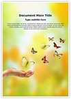 Butterfly Freedom Editable Template