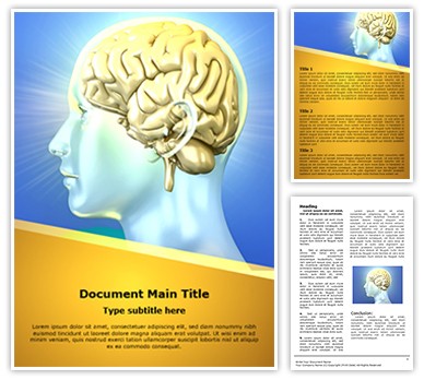 Human Brain Editable Word Template