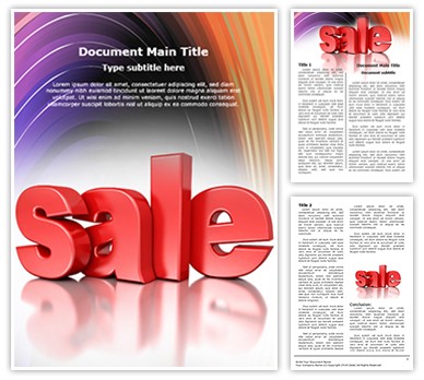 Sales Editable Word Template