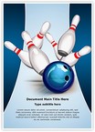 Recreation Bowling Ball Editable Template