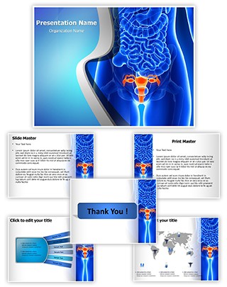 Painful Uterus Editable PowerPoint Template