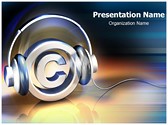 Copyright Music Editable PowerPoint Template