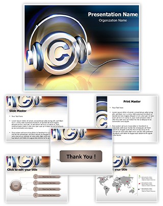 Copyright Music Editable PowerPoint Template