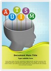 Autism Head Editable Template