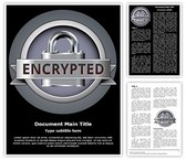 Secure Connection Encryption Editable PowerPoint Template