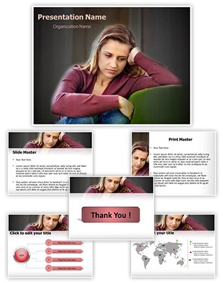 Depression Editable PowerPoint Template