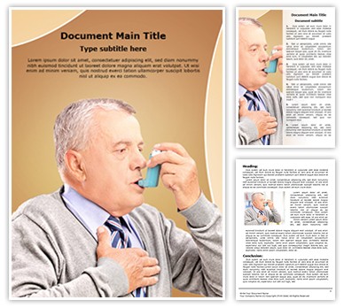Asthma Inhaler Treatment Editable Word Template