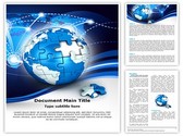 Globe Puzzle Template