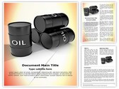 Lubricant Tank Editable PowerPoint Template