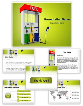 Filling Station Editable PowerPoint Template