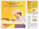 Wood Craftsman Editable PowerPoint Template