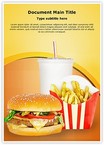 Fast Food Mcdonalds Editable Template