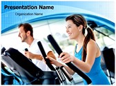 Work Out At Gym Editable PowerPoint Template