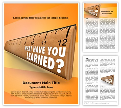 Lesson Editable Word Template