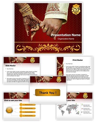 Indian Wedding Powerpoint Presentation Template With Editable Charts