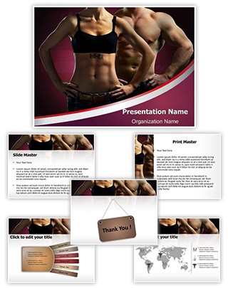 Bodybuilding Editable PowerPoint Template