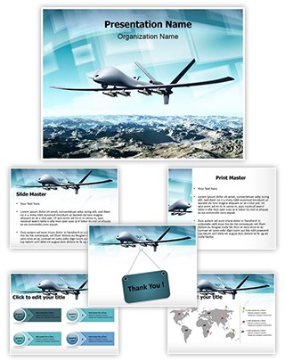 Drone Aircraft Editable PowerPoint Template