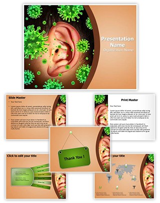 Otitis Media Editable PowerPoint Template