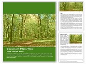 Green Forest Editable Free Ppt Template