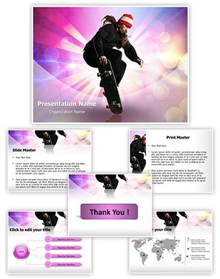 Skateboarding Editable PowerPoint Template