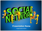 Social Network Editable PowerPoint Template