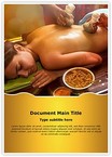 Indian Ayurvedic Oil Therapy Editable Template