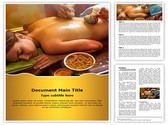 Indian Ayurvedic Oil Therapy Editable PowerPoint Template