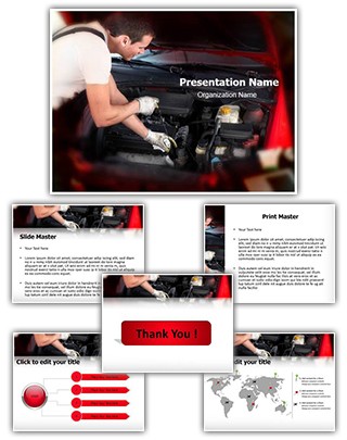 Auto Repair Editable PowerPoint Template
