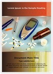 Diabetes Equipment Editable Template