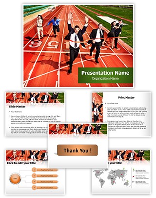Business Competition Editable PowerPoint Template