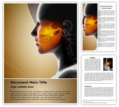 Maxillofacial Editable Word Template