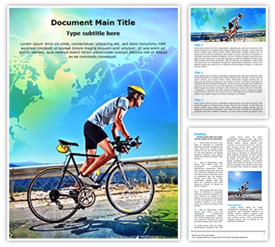 Cycling Editable Word Template