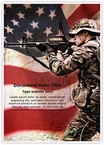 American Soldier Editable Template