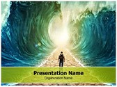 Crossing Red Sea Editable PowerPoint Template