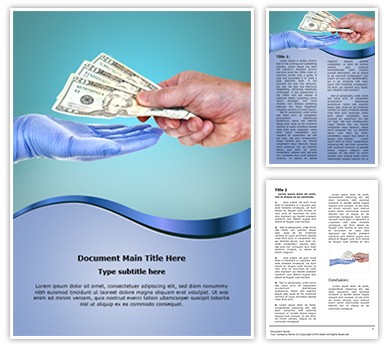 Doctor Medical Fees Editable Word Template