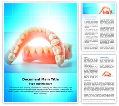 Dental Casting Editable Word Template