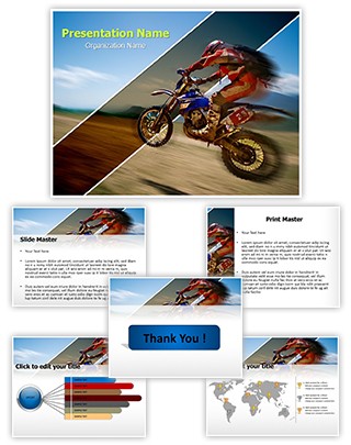 Off-Road Rider Editable PowerPoint Template