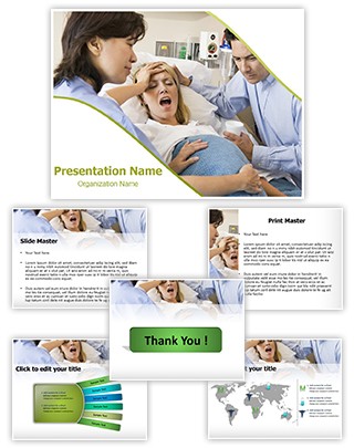 Giving Birth Editable PowerPoint Template