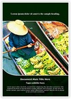 Floating Market Editable PowerPoint Template