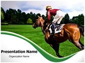 Horse And Jockey Editable Template