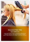 Hair Salon Editable Template