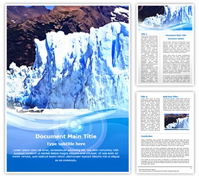 IceBerg Editable Word Template