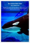 Killer Whale Editable Template