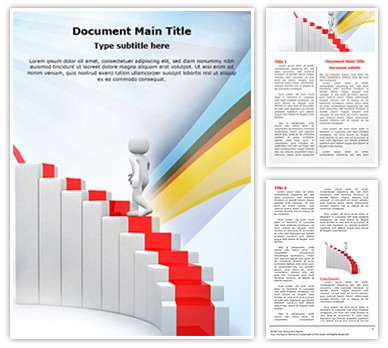 Ladder of success Editable Word Template