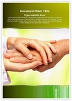 Caring Helping Hands Editable Template