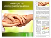 Caring Helping Hands Editable PowerPoint Template