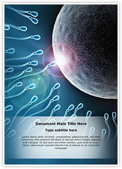 Sperms Editable Word Template