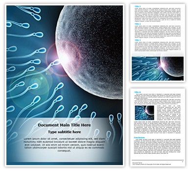 Sperms Editable Word Template