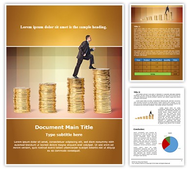 Money Graph Editable Word Template